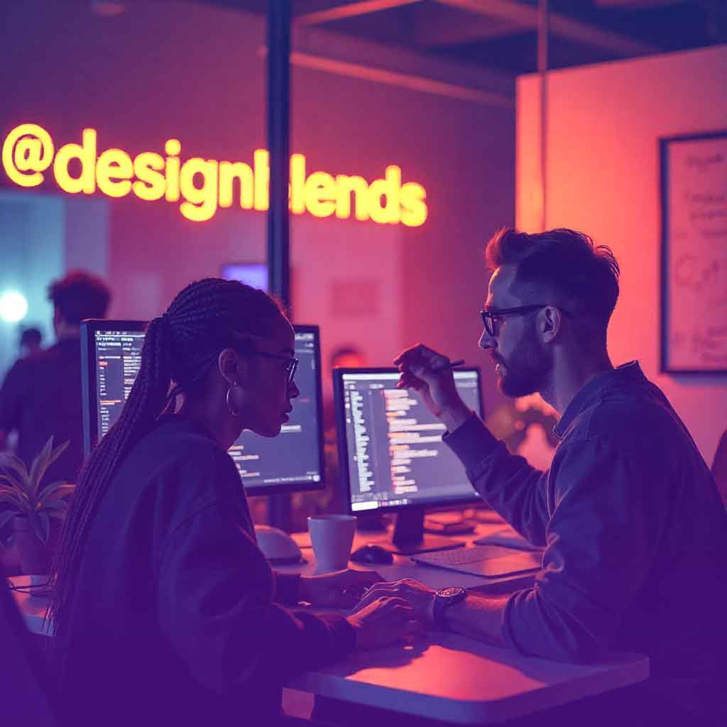 design blends website designer best website designer london
